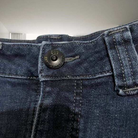 Lee Slender Secret Dark Wash Bootcut Jeans Size 10M – Flattering Lower Waist Fit - Picture 6 of 11